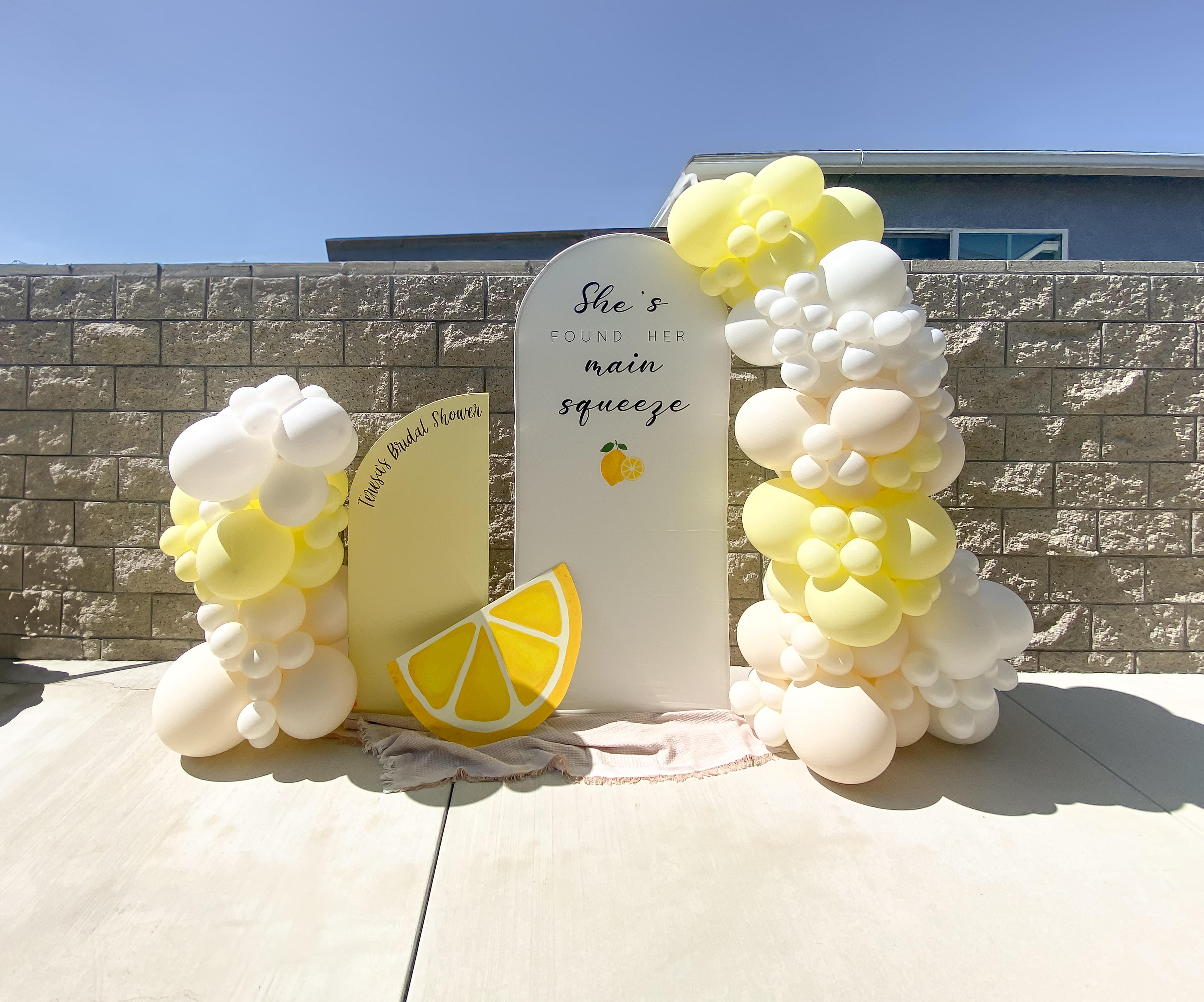 A beautiful balloon arrangement for a birthday party